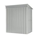 KOVINSKA VRTNA HIŠKA GLOBEL SKILLION 64 SREBRNA Š172 X G113 X V199 CM - slika 7