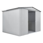 KOVINSKA VRTNA HIŠKA GLOBEL TOWER 108 SREBRNA Š296 X G238 X V203 CM - slika 5