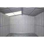 KOVINSKA VRTNA HIŠKA GLOBEL TOWER 108 SREBRNA Š296 X G238 X V203 CM - slika 6