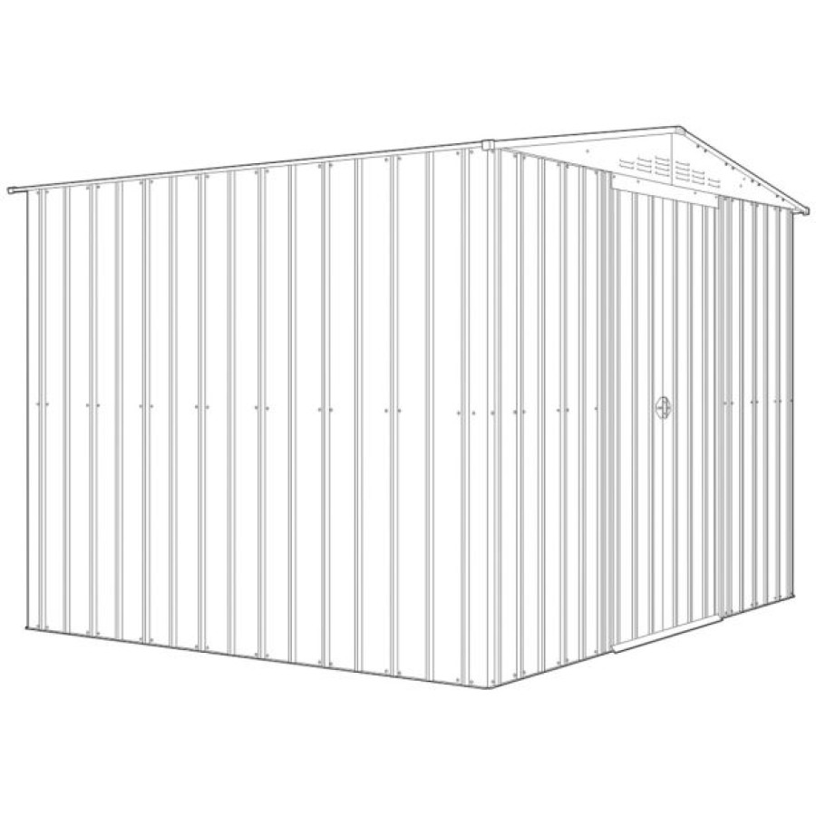 KOVINSKA VRTNA HIŠKA GLOBEL TOWER 108 ZELENA Š296 X G238 X V203 CM - slika 5