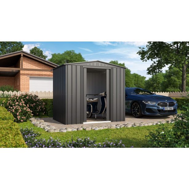 kovinska-vrtna-hiska-globel-tower-86-antracit-s234-x-g175-x-v198-cm-3353631-2 KOVINSKA VRTNA HIŠKA GLOBEL TOWER 86 ANTRACIT Š234 X G175 X V198 CM - slika 6