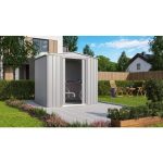 KOVINSKA VRTNA HIŠKA GLOBEL TOWER 86 SREBRNA Š234 X G175 X V220 CM - slika 10