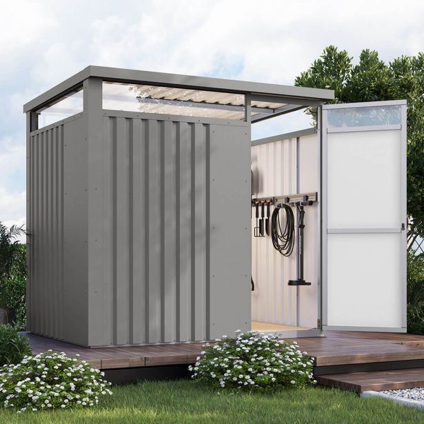 KOVINSKA VRTNA HIŠKA KARIBU OSTEN 1.5 ALUMINUM 220X160X215 KOVINSKA VRTNA HIŠKA KARIBU OSTEN 1.5 ALUMINUM 220X160X215