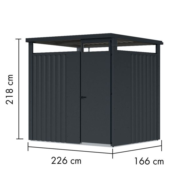 kovinska-vrtna-hiska-karibu-osten-1-5-antrazit-220x160x215-3555466-1 KOVINSKA VRTNA HIŠKA KARIBU OSTEN 1.5 ANTRAZIT 220X160X215 - slika 2
