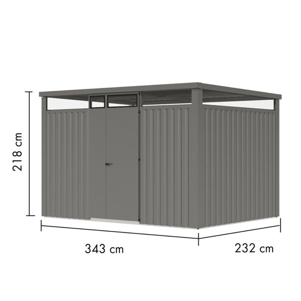 kovinska-vrtna-hiska-karibu-osten-3-aluminij-330x220x215-3555469-1 KOVINSKA VRTNA HIŠKA KARIBU OSTEN 3 ALUMINIJ 330X220X215 - slika 2