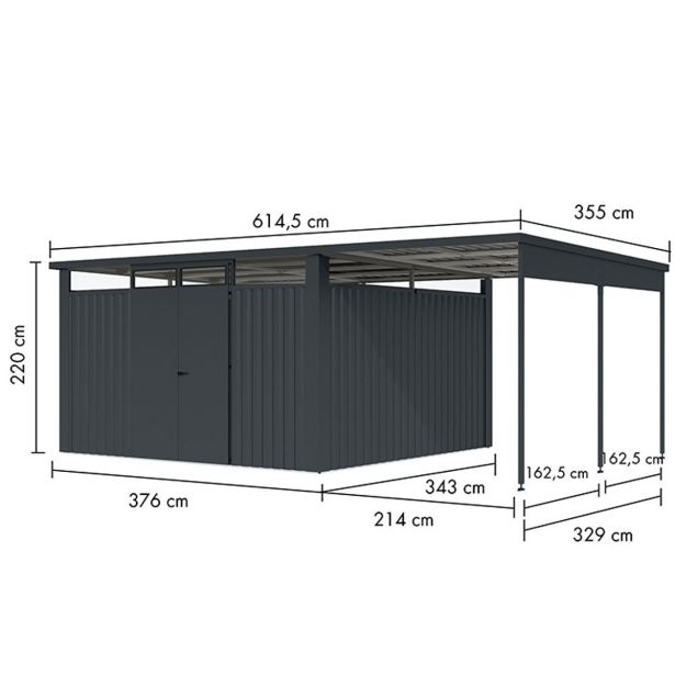 kovinska-vrtna-hiska-karibu-osten-4-antracit-370x330x215-3555482-1 KOVINSKA VRTNA HIŠKA KARIBU OSTEN 4 ANTRACIT 370X330X215 - slika 2