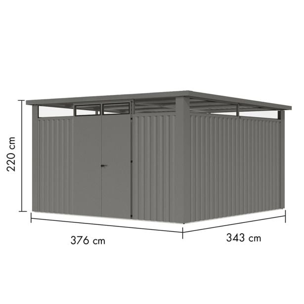 kovinska-vrtna-hiska-karibu-osten-4-siv-aluminij-370x330x215-3555473-1 KOVINSKA VRTNA HIŠKA KARIBU OSTEN 4 SIV ALUMINIJ 370X330X215 - slika 2