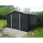 KOVINSKA VRTNA HIŠKA PERGART DRESDEN II 1012 ANTRACIT Š301 X G367 X V214 - slika 8