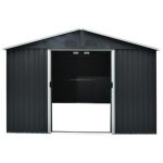 KOVINSKA VRTNA HIŠKA PERGART DRESDEN II 1012 ANTRACIT Š301 X G367 X V214 - slika 9