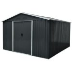 KOVINSKA VRTNA HIŠKA PERGART DRESDEN II 1012 ANTRACIT Š301 X G367 X V214 - slika 10