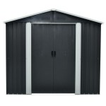 KOVINSKA VRTNA HIŠKA PERGART DRESDEN II 106 ANTRACIT Š301 X G174 X V214 - slika 10