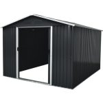 KOVINSKA VRTNA HIŠKA PERGART DRESDEN II 108 SIVA S291 X G226 X V214 CM - slika 6