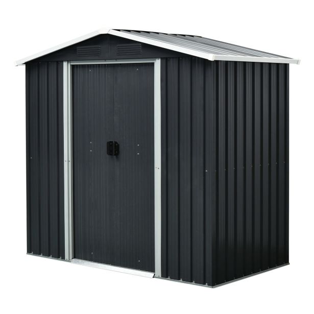 KOVINSKA VRTNA HIŠKA PERGART DÜSSELDORF II 64 SIVA S184 X G98 X V184 CM KOVINSKA VRTNA HIŠKA PERGART DÜSSELDORF II 64 SIVA S184 X G98 X V184 CM