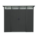 KOVINSKA VRTNA HIŠKA PERGART LÜBECK 89 ANTRACIT MAT S224 X G267 X V203 CM - slika 5