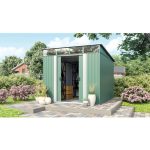 KOVINSKA VRTNA HIŠKA PERGART LÜBECK 89 ZELENA S224 X G267 X V203 CM - slika 4