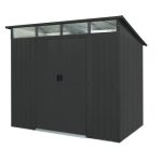 KOVINSKA VRTNA HIŠKA PERGART LUEBECK 86 ANTRACIT Š238 X G194 X V203 - slika 12