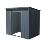 KOVINSKA VRTNA HIŠKA VITAVIA LIEGE 65, MAT ANTRACIT 180X184X139 - slika 8