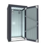 KOVINSKA VRTNA HIŠKA VITAVIA MARBURG 180X98X81 MAT ANTRACIT - slika 8