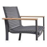 KOVINSKI STOL NATERIAL DORA ALU - slika 11