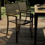 JEDILNI NASLONJAČ ORIS FIX ALU + TEKSTILEN + EVKALIPTUS - slika 12