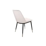 Kovinski stol SUZY . Kovinski stol SUZY je sodobnega dizajna. Noge so elegantne in kakovostne saj so narejene iz kovine, v črni mat barvi. Pridih prestiža pa