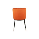 Kovinski stol SUZY . Kovinski stol SUZY je sodobnega dizajna. Noge so elegantne in kakovostne saj so narejene iz kovine, v črni mat barvi. Pridih prestiža pa