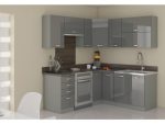 Kuhinja ELITE 190 x 170 cm je kuhinja, katera bo prinesla svežino v vaš dom. Dobavljiva v več barvah. Možnost dobave tudi drugih dimenzij. Debelina