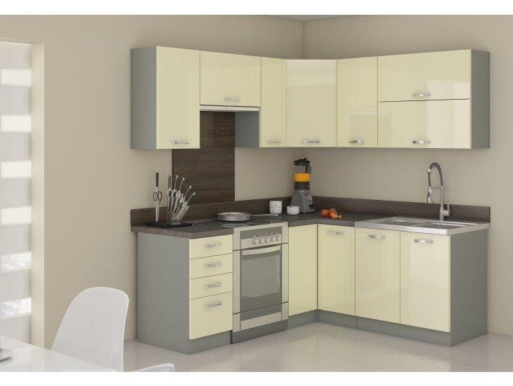 Kuhinja ELITE 190 x 170 cm je kuhinja, katera bo prinesla svežino v vaš dom. Dobavljiva v več barvah. Možnost dobave tudi drugih dimenzij. Debelina