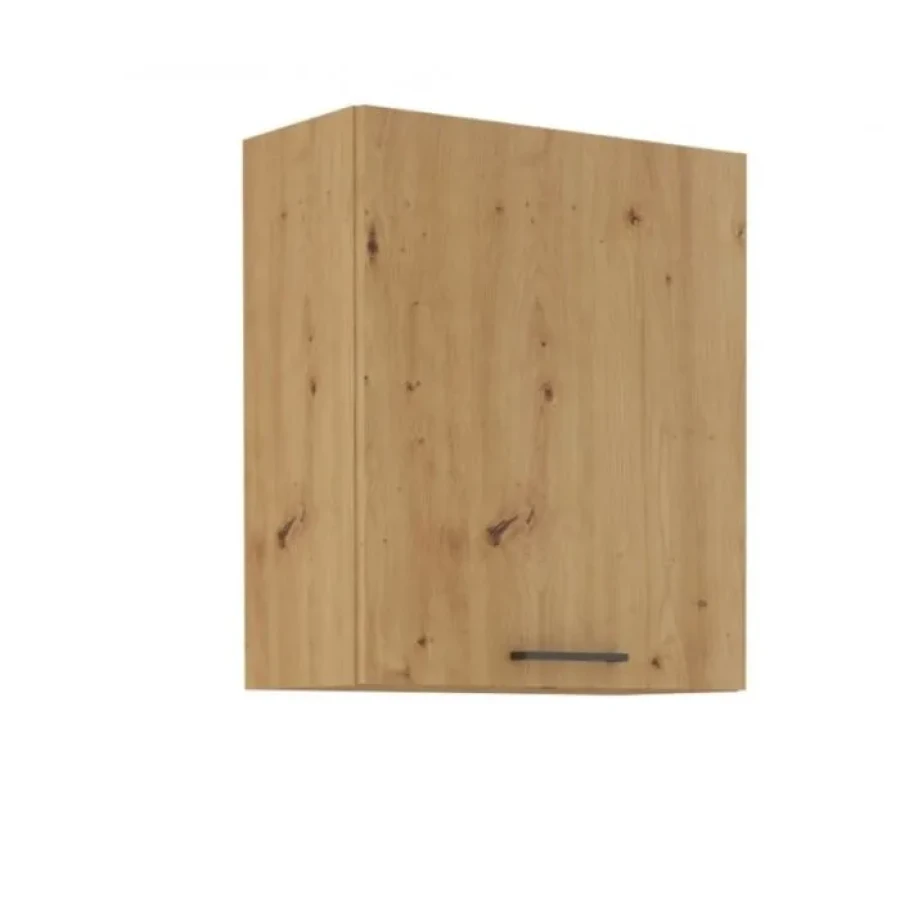 Kuhinja ENA 260 . Kuhinjski blok ENA 260 cm je kuhinja v barvi črne mat in artisan hrasta. Narejena je iz laminirane plošče (16 mm) in melamina. Plošča je