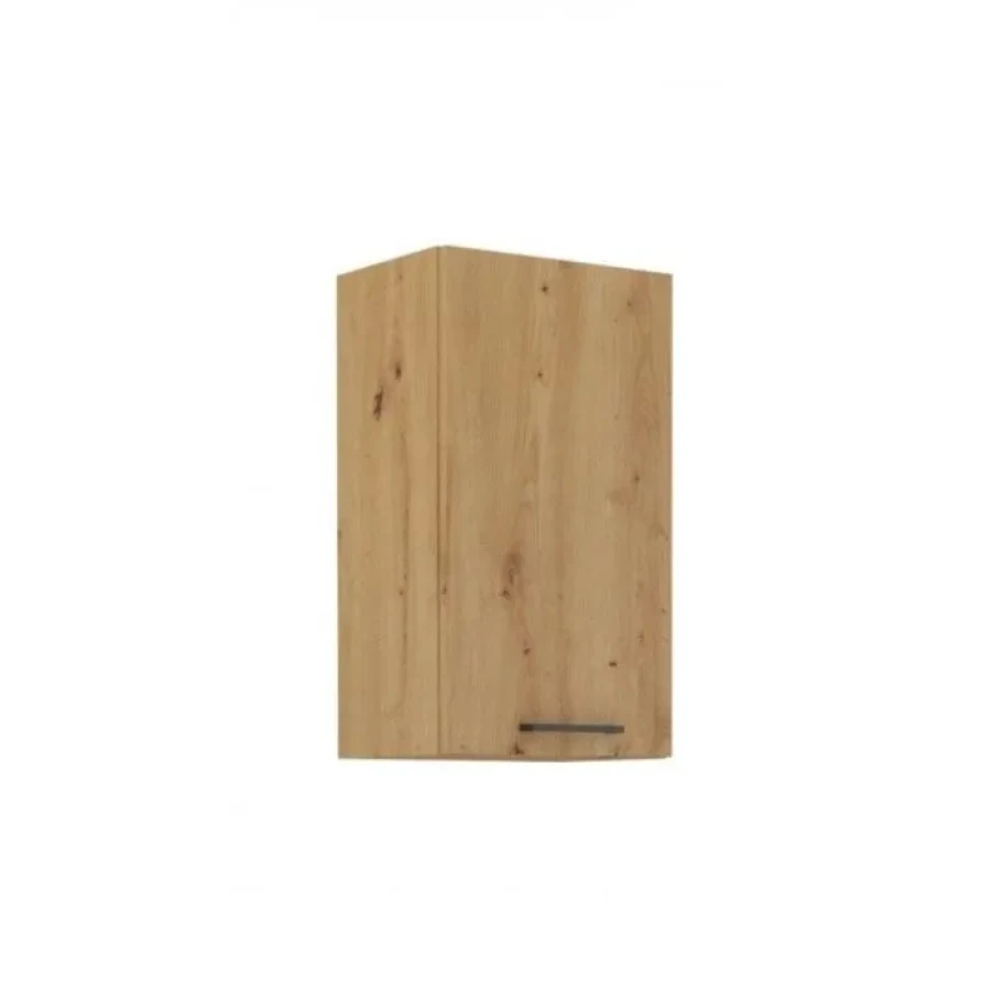 Kuhinja ENA 315 cm . Kuhinjski blok ENA 315 cm je kuhinja v barvi črne mat in artisan hrasta. Narejena je iz laminirane plošče (16 mm) in melamina. Plošča