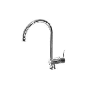 Kuhinjska armatura A110 . Kuhinjska armatura A110 je visokotlačna. Armatura je iz kroma. Dimenzije so: 19,1 x 35,0 cm.