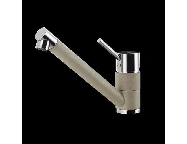 Kuhinjska armatura CL je narejena iz kroma in granitala. Dimenzije so 24 x 19,10 cm.  Barva: - bela - beige - črna 