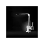 Kuhinjska armatura LA . Kuhinjska armatura AL je visokotlačna. Narejena je iz kroma. Dimenzije so 21 x 28,5.