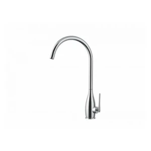 Kuhinjska armatura PI . Kuhinjska armatura PI je iz kroma. Armatura je visokotlačna. Dimenzije armature so 19,6 x 34,5 cm.