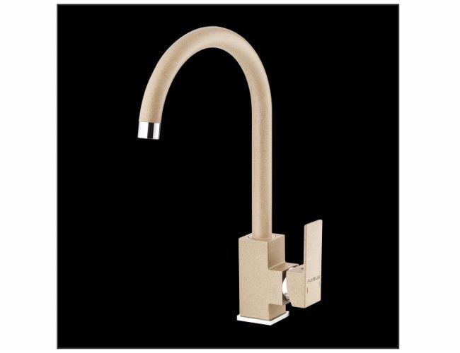 Kuhinjska armatura SAN je iz granitala. Dimenzije so 19,9 x 36,0 cm.  Barva: - beige - črn