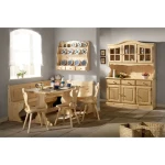 Kuhinjska garnitura AVA . Kuhinjaska garnitura AVA bo v vaš dom vnesla dodatno toplino in prijeten občutek. Garnitura je narejena iz masivnega smrekovega