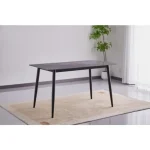 Kuhinjska garnitura MILA siva . Kuhinjska garnitura vsebuje set jedilne mize SANIE ter 4 jedilne stole MILA v sivi barvi. Kuhinjska jedilna miza SANIE je