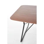 Kuhinjska jedilna miza STON . Moderna miza STON je dobavljiva v oreh barvi. Miza je kvalitetna ter stabilna in primerna za vsako kuhinjo. Barva: - oreh - črna