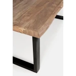 Kuhinjska miza NOTTINGHAM 180X90 . Kuhinjska miza NOTTINGHAM 180X90 je elegantna miza, ki je primerna za vsak prostor. Mizna plošča je narejena iz