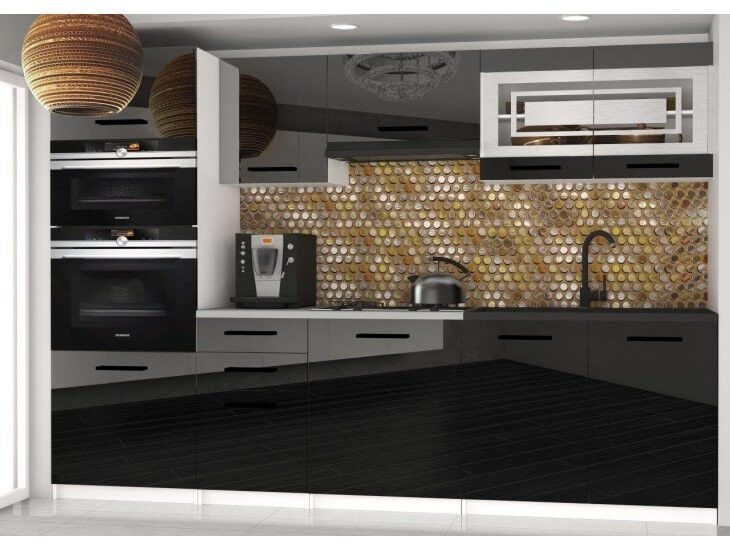 Eleganten kuhinjski blok BELLA 2 , ki bo zagotovo osvežil vašo kuhinjo. Dobavljiv je v treh različnih barvah kuhinjskih elementov. Delovni pult ni v enem