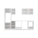 Kuhinjski blok CALIFORNIA MATERA 270 z vgradnimi aparati . Kuhinjski blok CALIFORNIA 270 cm z vgradnimi aparati je izdelana iz oplemenitenih ivernih plošč