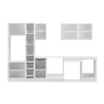 Kuhinjski blok CALIFORNIA MATERA 300cm z vgradnimi aparati . Kuhinjski blok CALIFORNIA 300 cm z vgradnimi aparati je izdelana iz oplemenitenih ivernih plošč