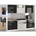 Kuhinjski blok COLUMB 120 . Polepšajte svojo kuhinjo z modernim kuhinjskim blokom COLUMB 120 v visokem sijaju. Dobavljiv je v dveh različnih barvah in