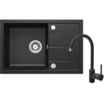 Kuhinjski blok DELTA 260 cm z vgradnimi aparati . Kuhinjski blok DELTA 260 cm z vgradnimi aparati je izdelana iz oplemenitenih ivernih plošč debeline 16 mm