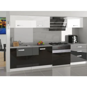 Kuhinjski blok FENIX 180 . Polepšajte svojo kuhinjo z modernim kuhinjskim blokom FENIX 180 v visokem sijaju. Dobavljiv je v več različnih barvah kuhinjskih