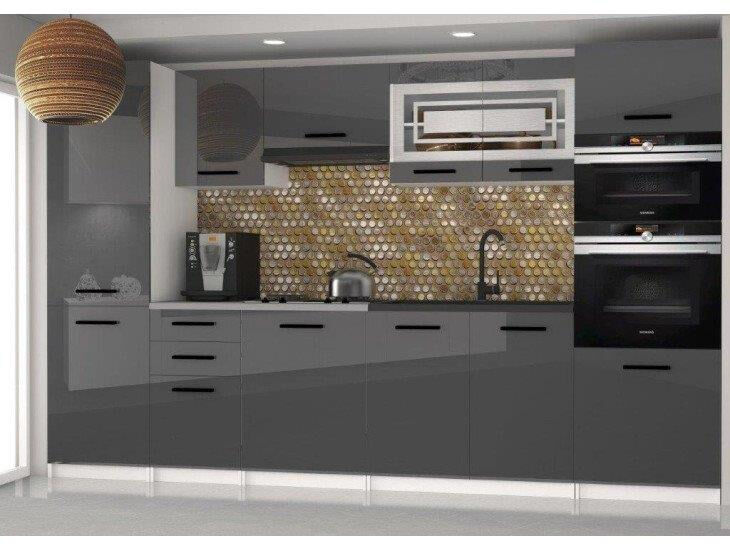 Eleganten kuhinjski blok HANI, ki bo zagotovo osvežil vašo kuhinjo. Dobavljiv je v treh različnih barvah kuhinjskih elementov. Delovni pult ni v enem kosu.