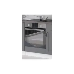 Kuhinjski blok ILONA 250 . Kuhinjski blok ILONA 250 cm je dobavljiva v sivi barvi. Debelina delovnega pulta je 28 mm. Kuhinja je izdelana iz oplemenitenih