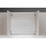 Kuhinjski blok JAGODA siva 240 + NAPA . Kuhinjski blok JAGODA siva 240 cm + NAPA je modernega dizajna v sivi mat barvi. Stranice so narejene iz laminirane