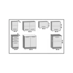 Kuhinjski blok LINDA 240 . Popestrite izgled svoje kuhinje s kvalitetnim kuhinjskim blokom LINDA 240. Dobavljiv je v treh barvah kuhinjskih elementov. Možnost