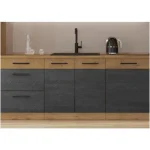 Kuhinjski blok LONDON 260 . Kuhinjski blok LONDON 260 je narejen iz kvalitetne laminirane plošče, debeline 16 mm in je oblečena v dekor, kateri jo ščiti